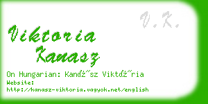viktoria kanasz business card